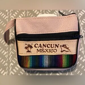Cancun Quintana Roo -Colorful Coin Purse - Souvenir